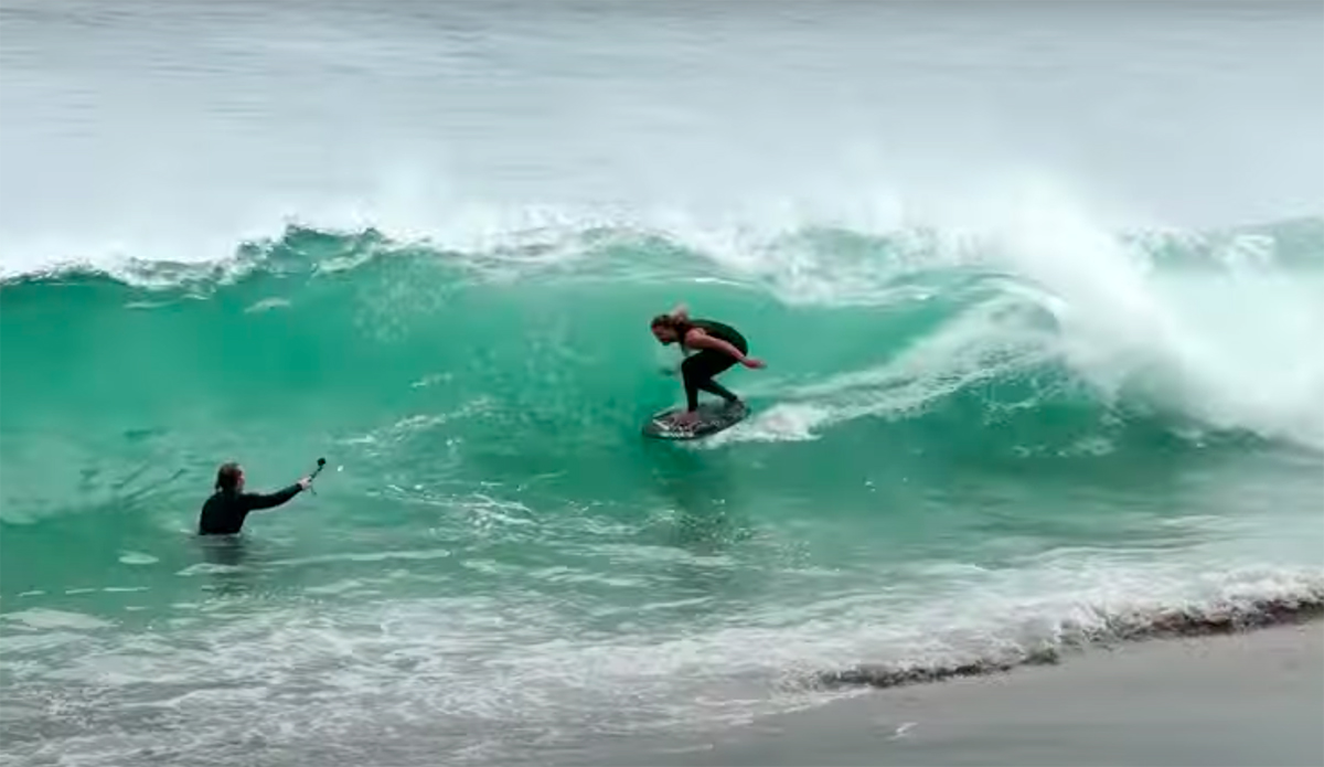 These Simboarders Might Have Gotten the Best Waves of the Hurricane Hilary Swell