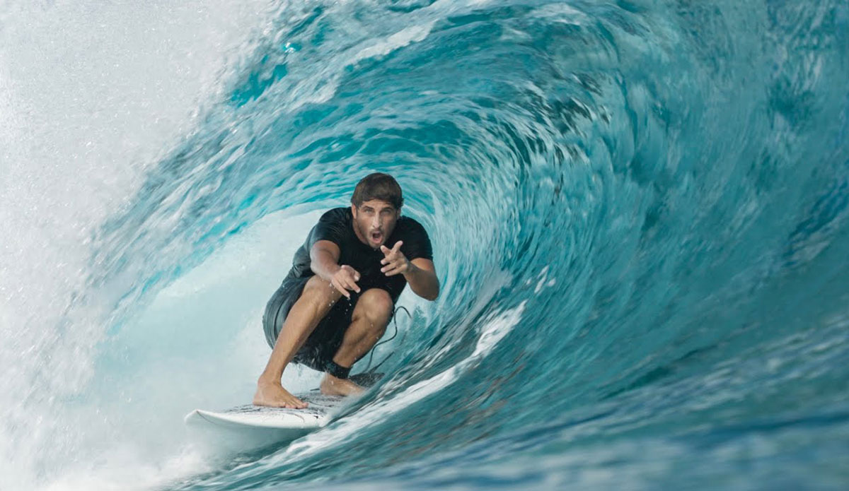 Clay Marzo surfing Desert Point