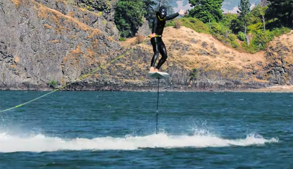 These Guys Attempted to Ride the World's Tallest Foil Board