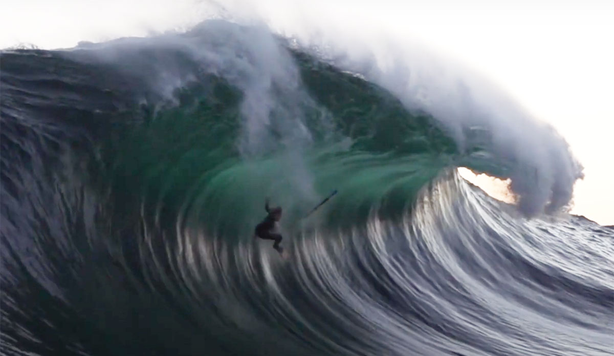 Lewy Finnegan bodyboarding the right