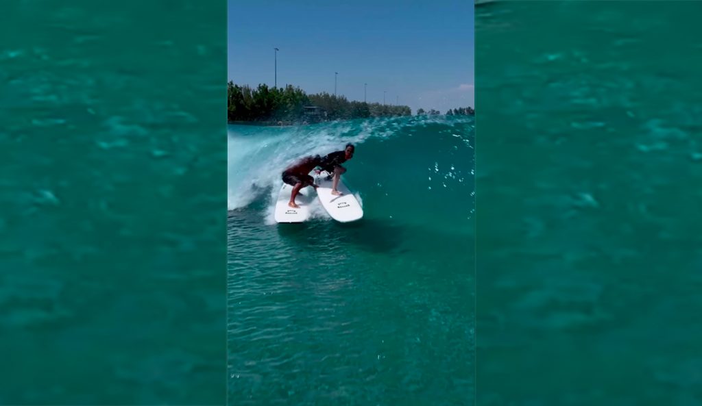 You Have to Watch Raimana Van Bastolaer Teach Lessons at the Surf Ranch