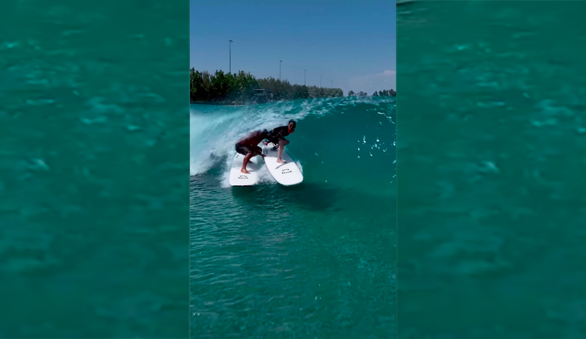 You Have to Watch Raimana Van Bastolaer Teach Lessons at the Surf Ranch