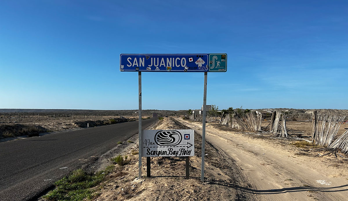 San Juanico sign