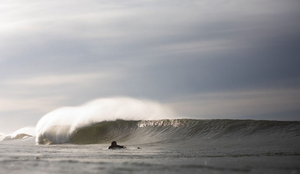 Hurricane Franklin surfing on Nantucket