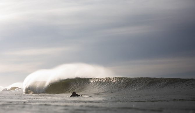 Hurricane Franklin surfing on Nantucket