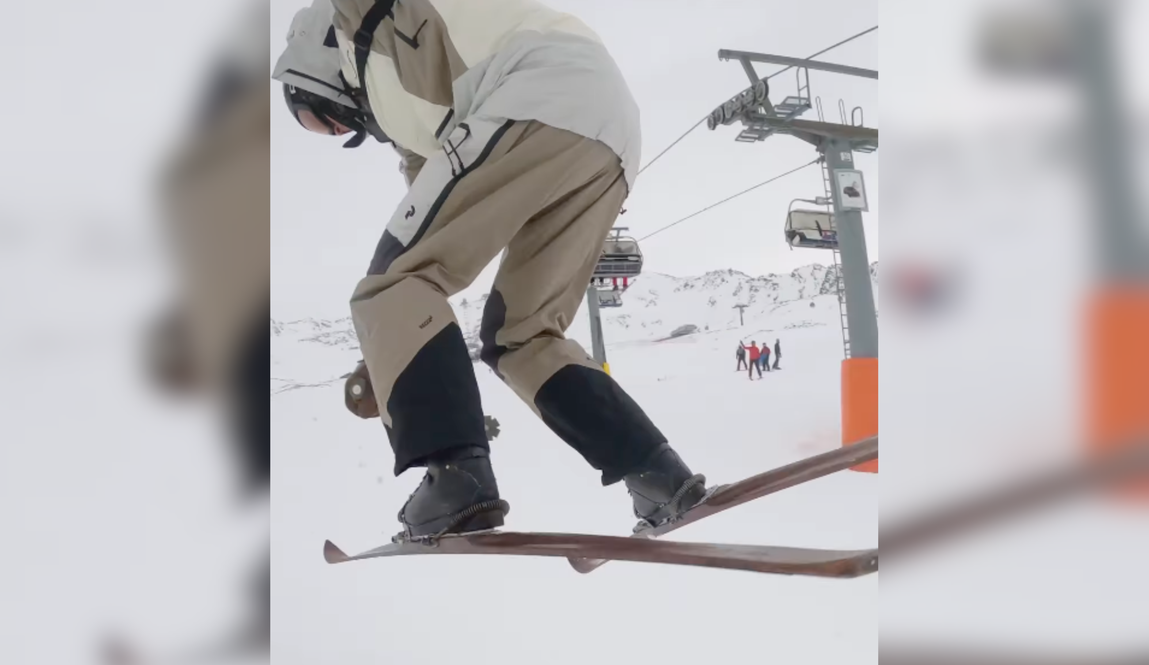 shred on old skis