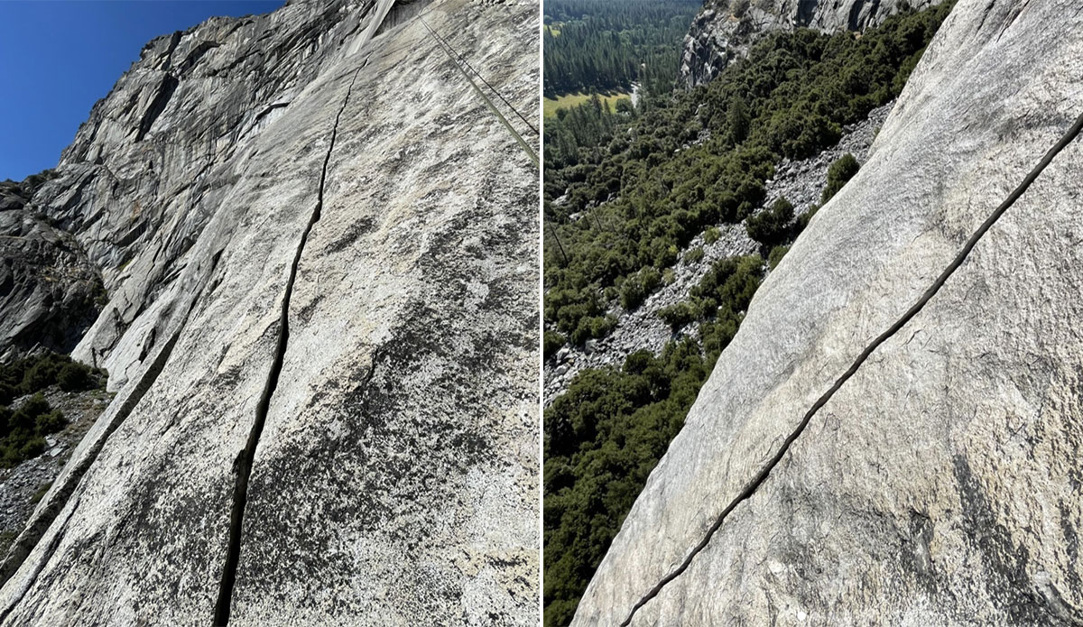 Yosemite crack in Royal Arches