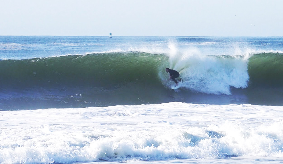 Ben Gravy Showcases Some Early Arriving Hurricane Lee Waves
