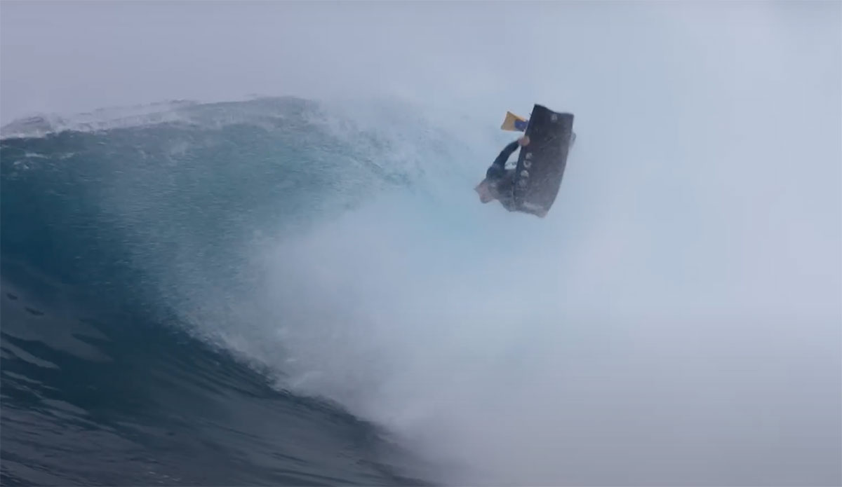 Lewy Finnegan bodyboarding