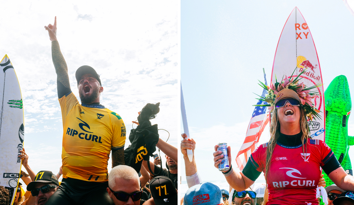 Caroline Marks, Filipe Toledo Win 2023 Surfing World Titles