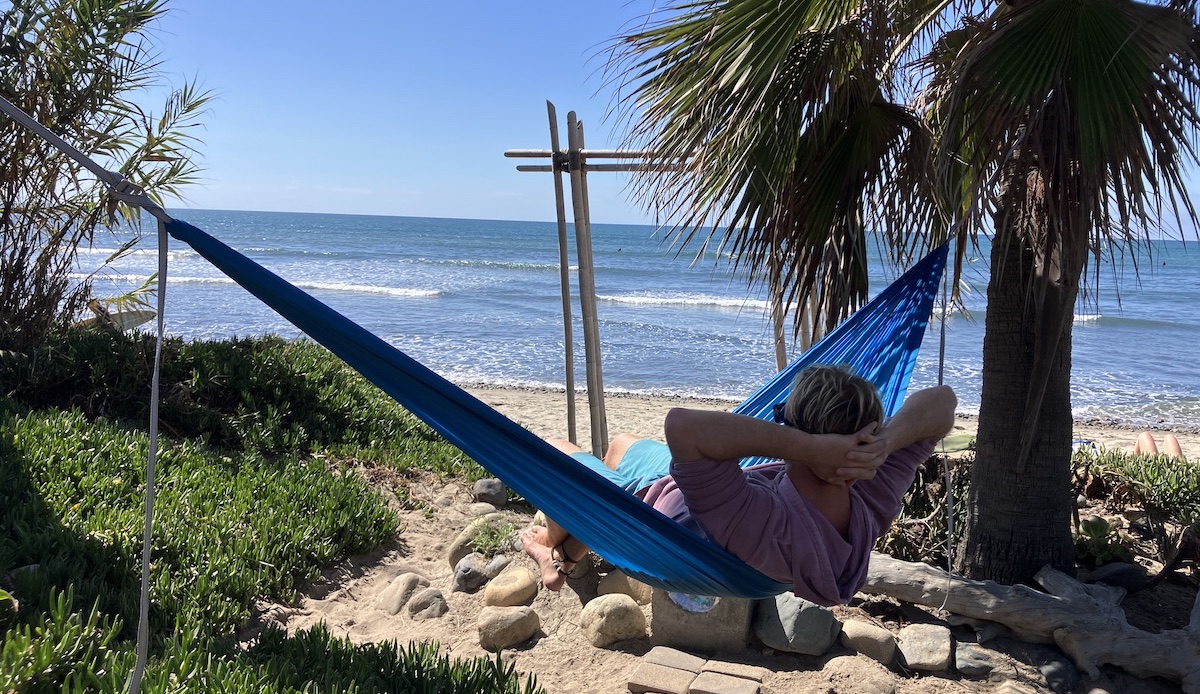 hanging in our favorite hammocks