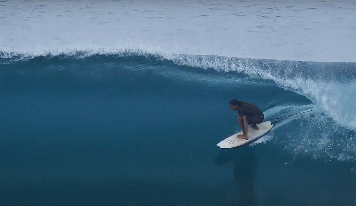 Derrick Disney surfing