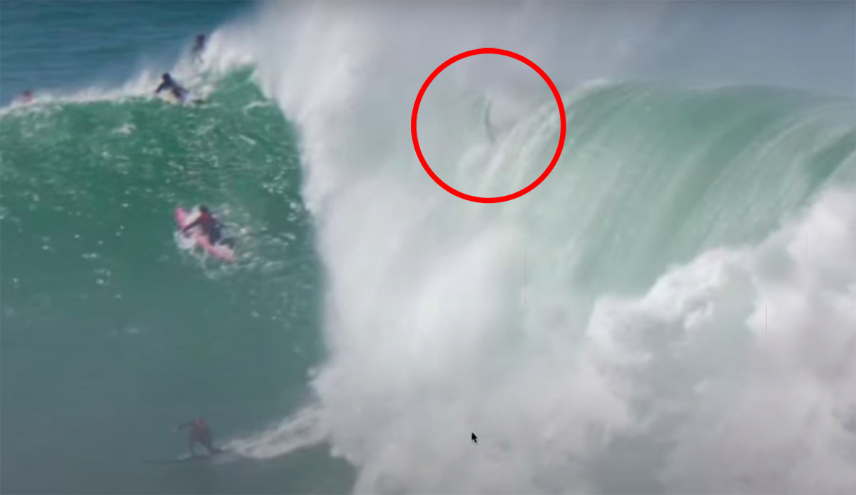 This Is What It Looks Like to Go Over the Falls on a 30-Foot Wave at Maverick's