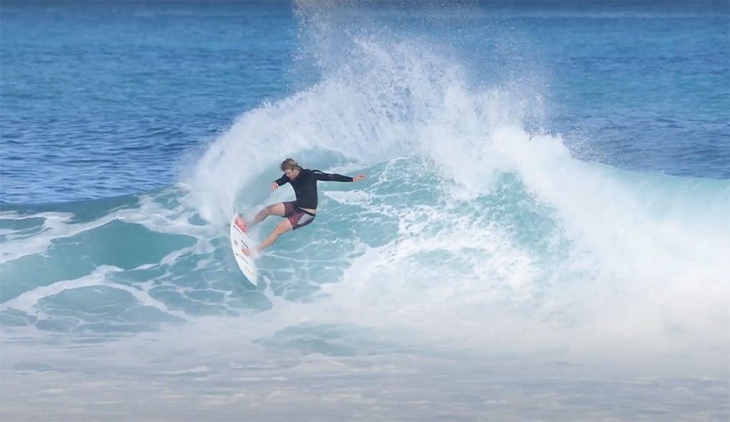 John John Florence surfing Rocky Point