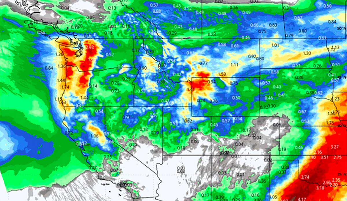 Powder! Western Resorts Could Receive 12-25 Inches