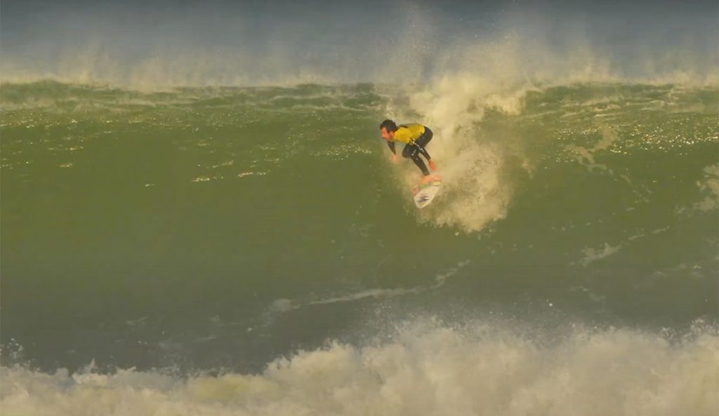 Mason Ho surfing at Hossegor