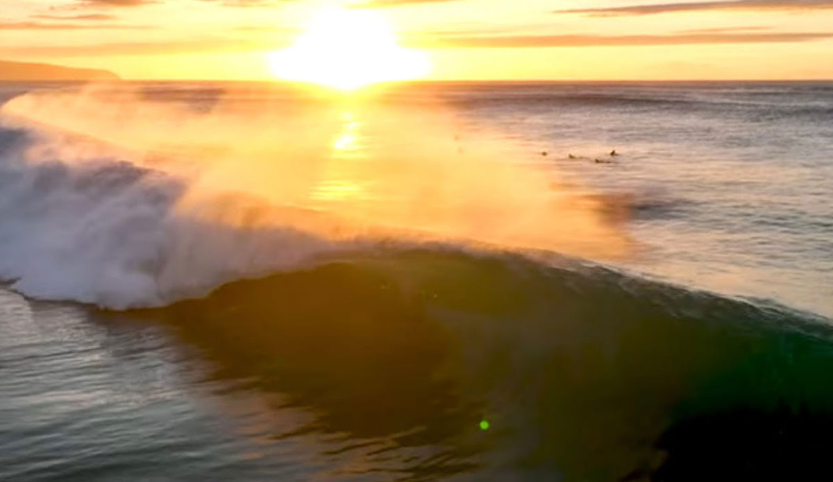Nate Florence surfing North Shore