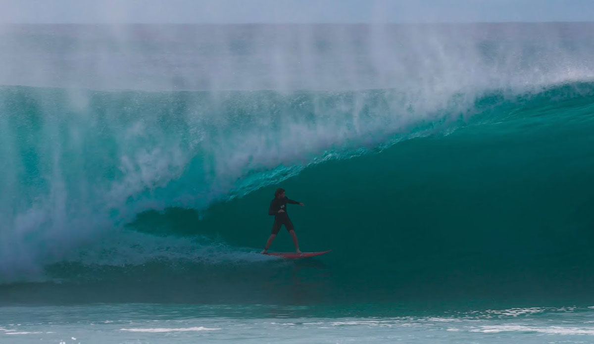 Nathan Florence surfing Pipeline