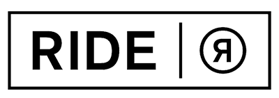The logo for Ride snowboards in our list of the best snowboard brands