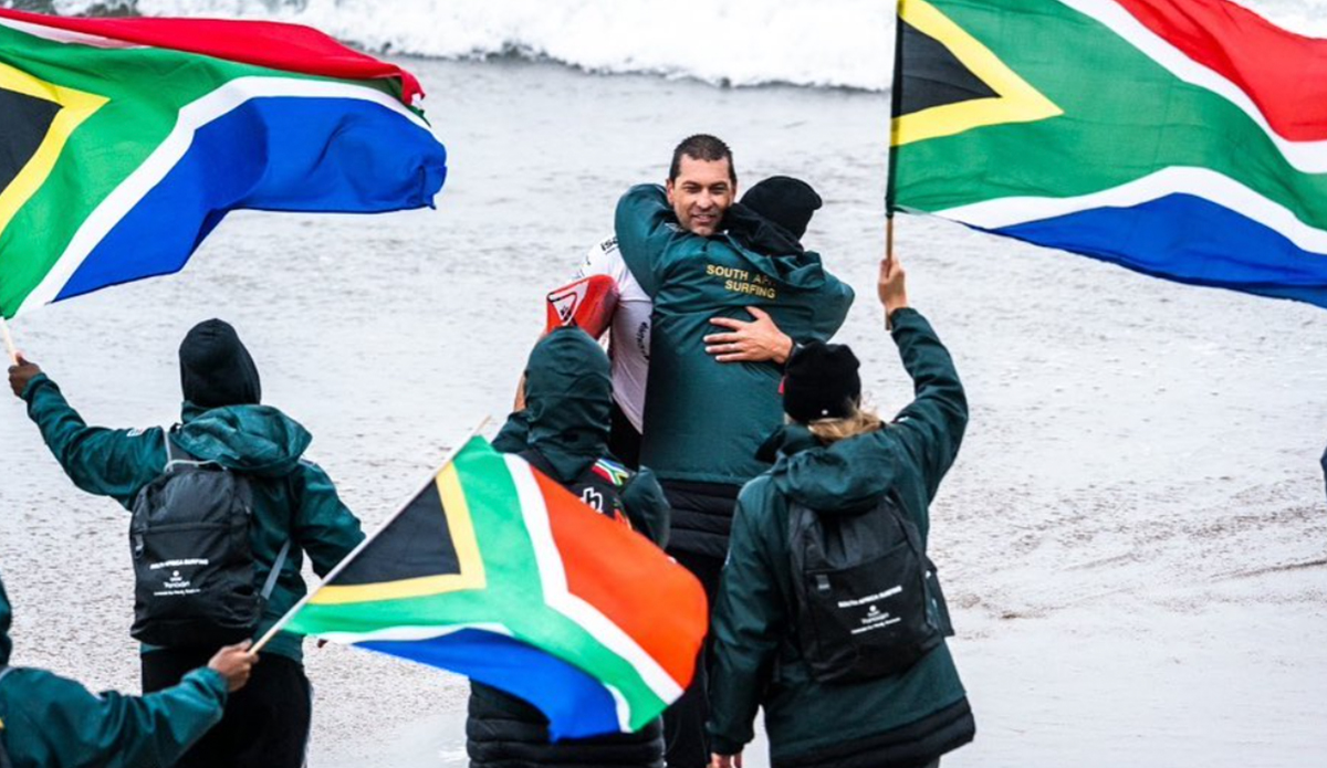 The South African 2022 para surfing team. Photo: adaptivesurfingsouthafrica // Instagram