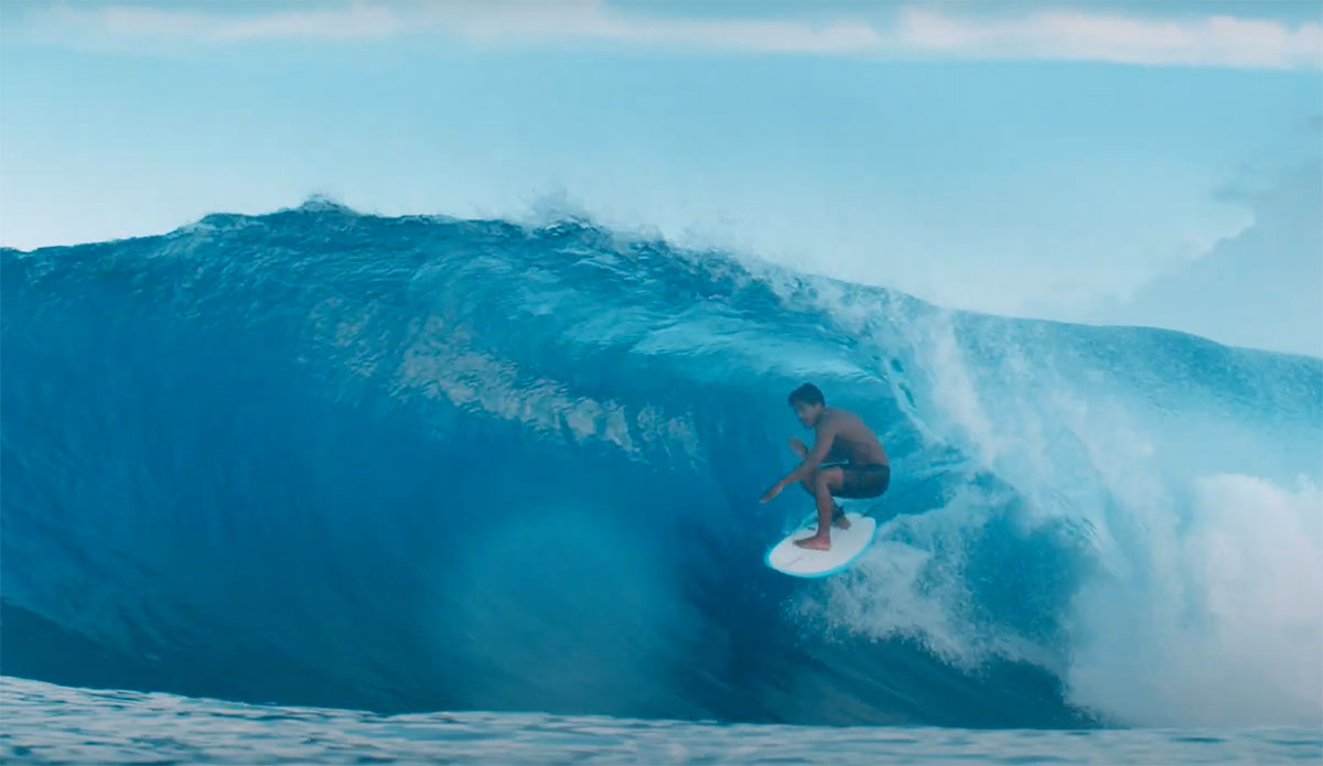 twin fin surfing