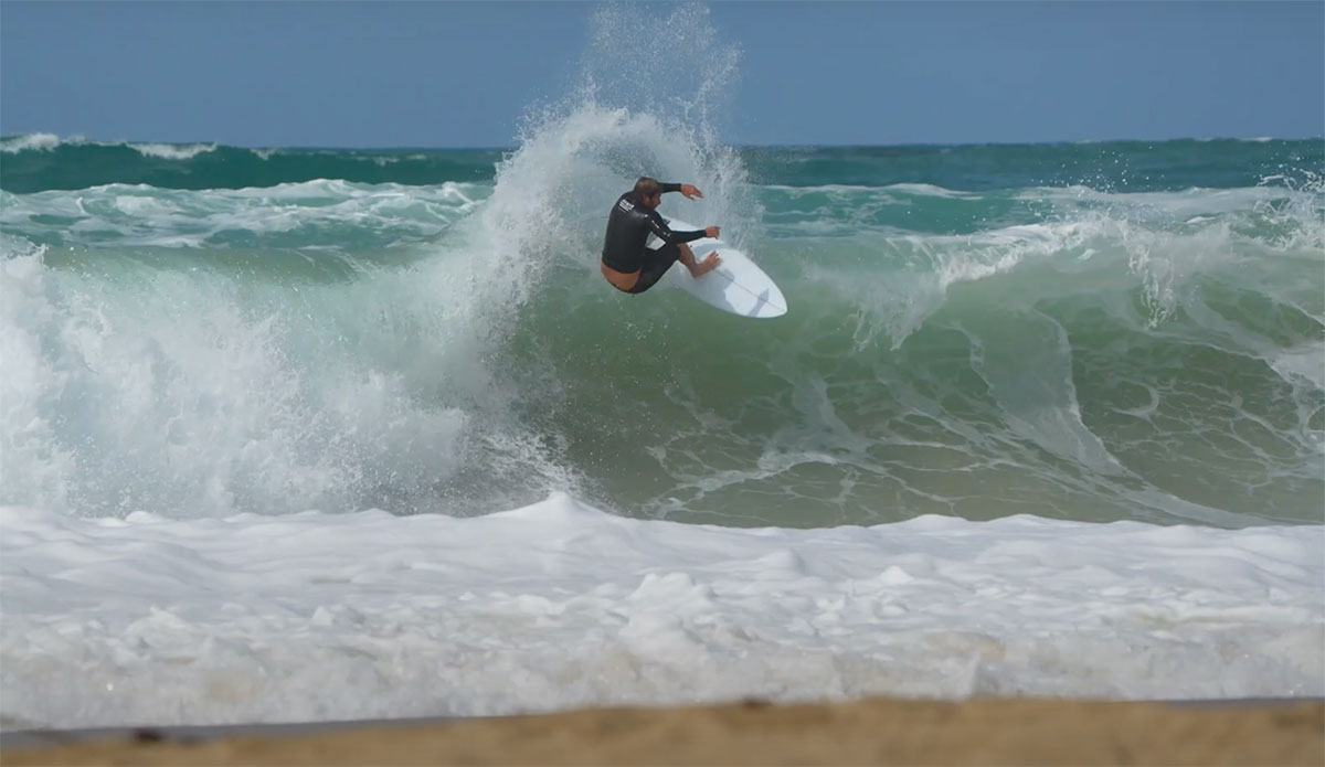 Mason Ho and Clay marzo surfing in France