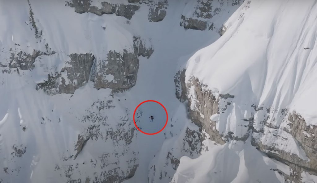 Kai Jones skiing