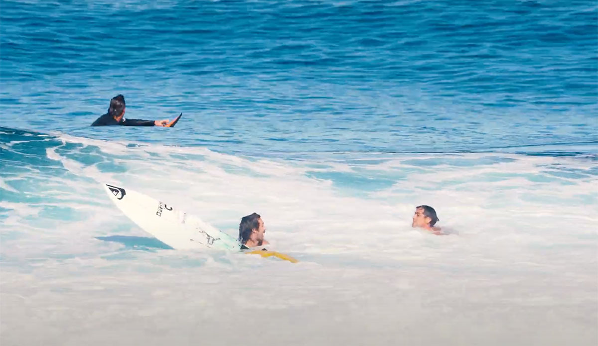 Koa Rothman surfing at Rocky Point