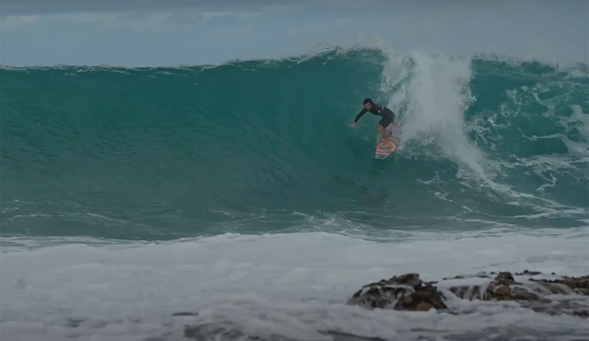 Mason Ho surfing