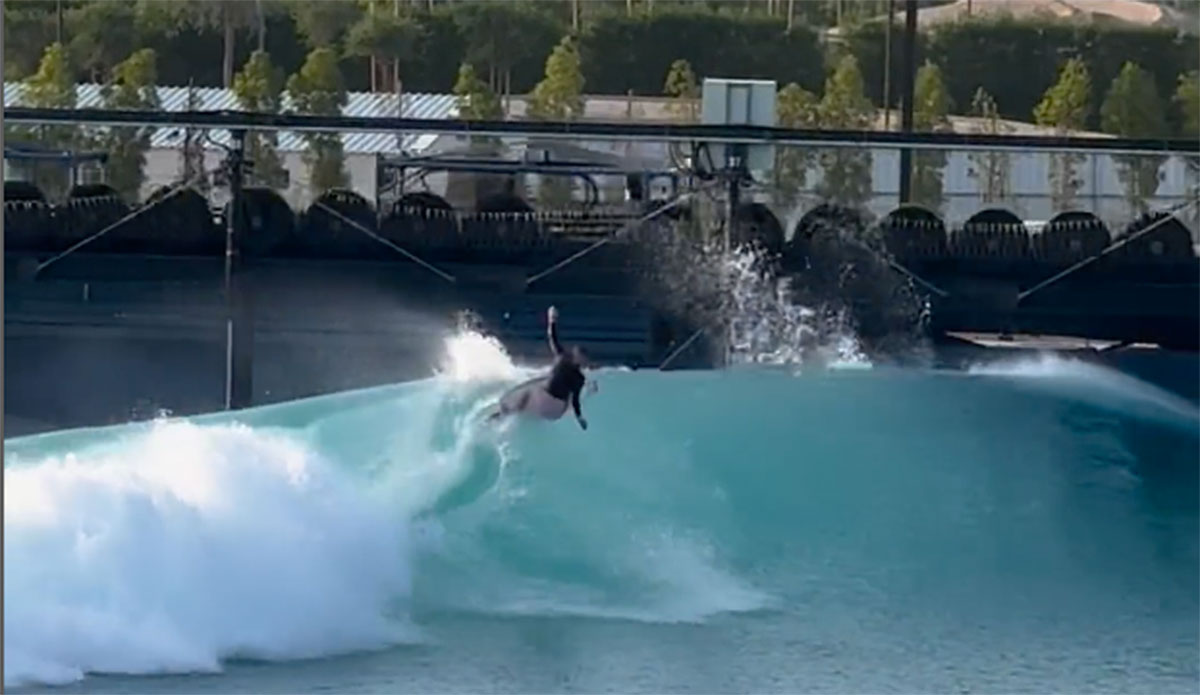 Caroline Marks surfing Surf Abu Dhabi