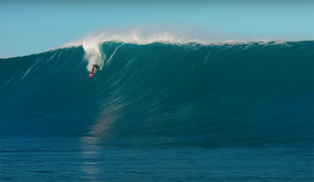 Nate Florence surfing outer reef