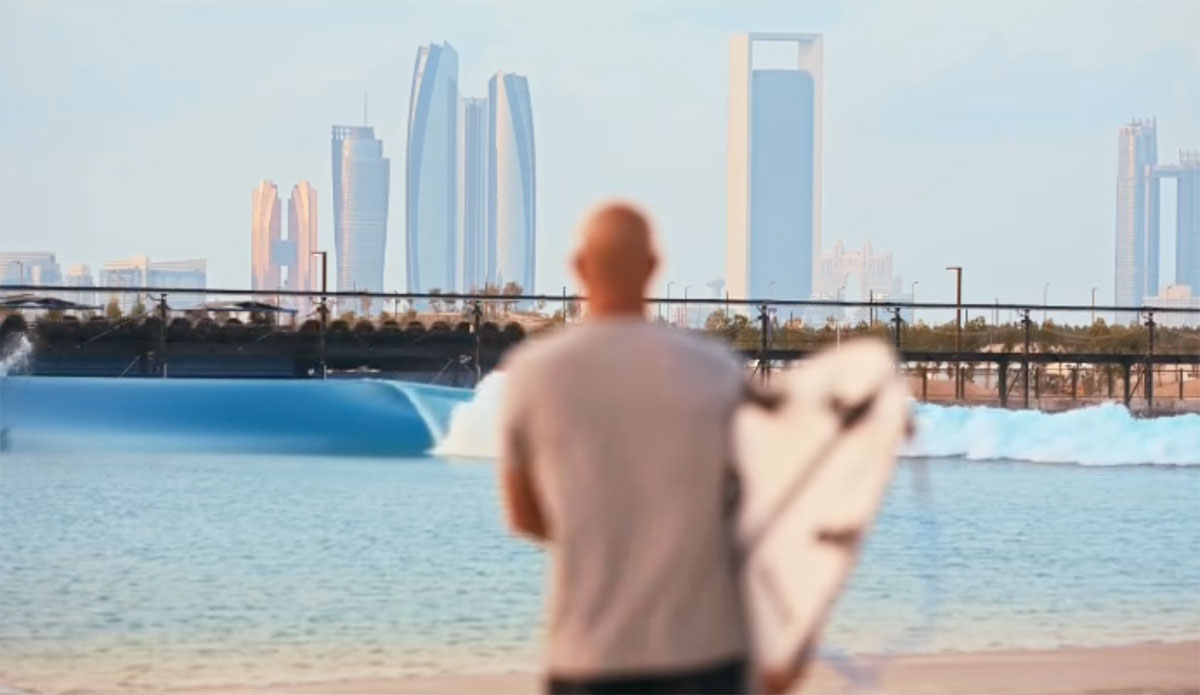 Kelly Slater at Surf Abu Dhabi