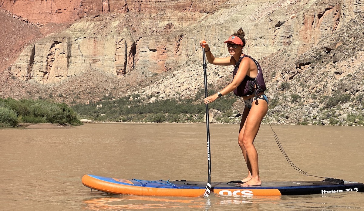 NRS Thrive inflatable standup paddle board