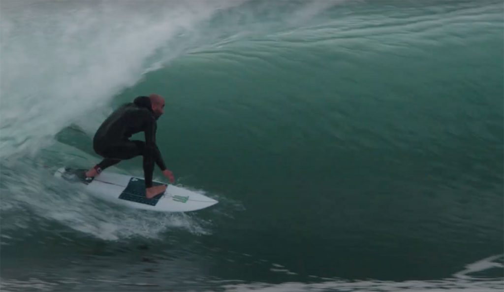 Bobby Martinez surfing in Sunburn