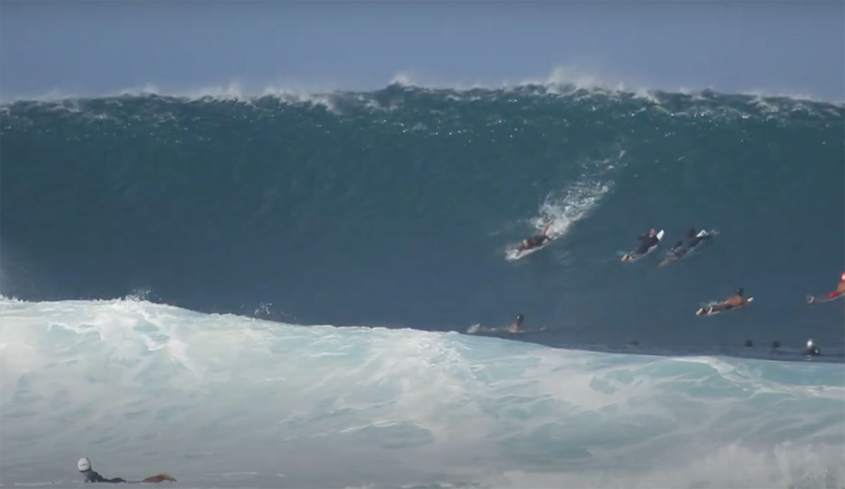 Flynn Novak Pipeline surfer