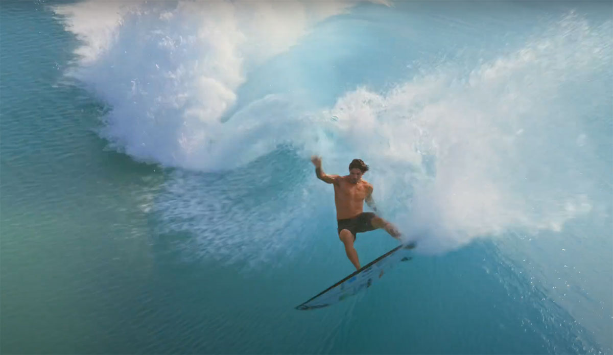 Gabriel Medina surfing at Surf Abu Dhabi