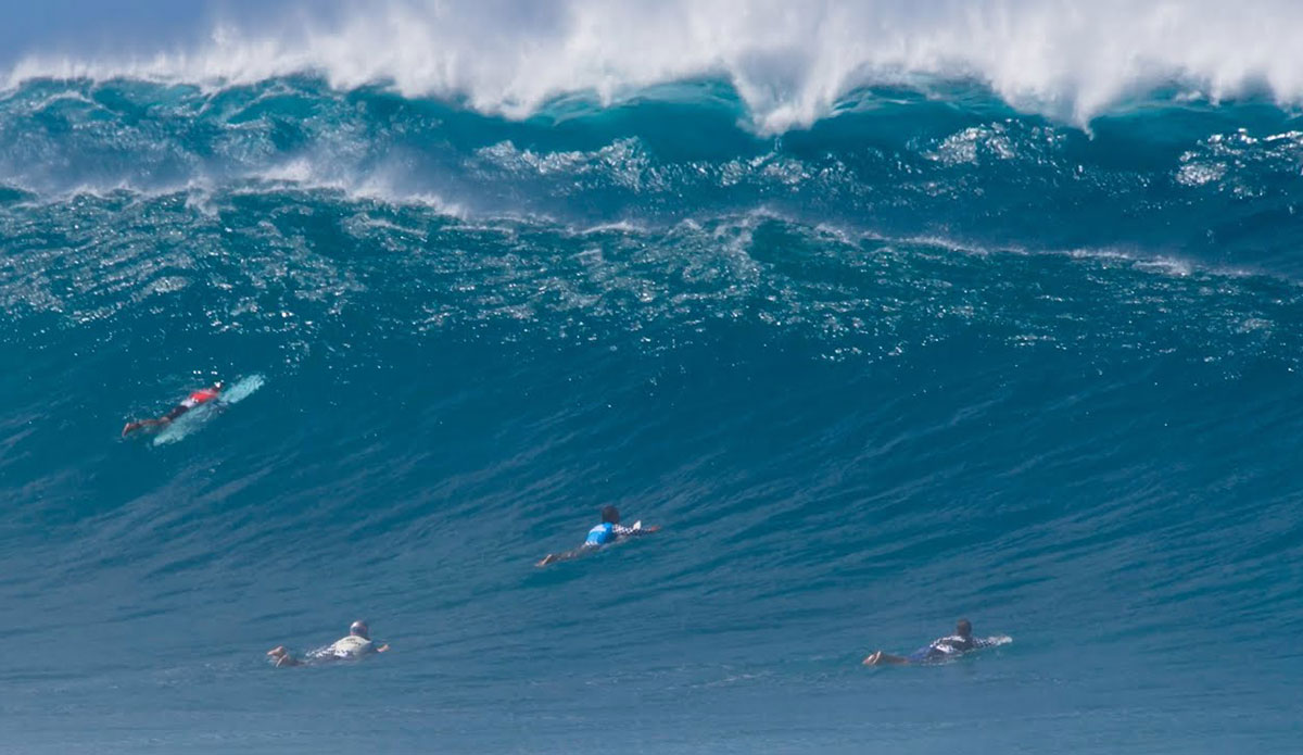 Jamie O'Brien surfing Pipeline