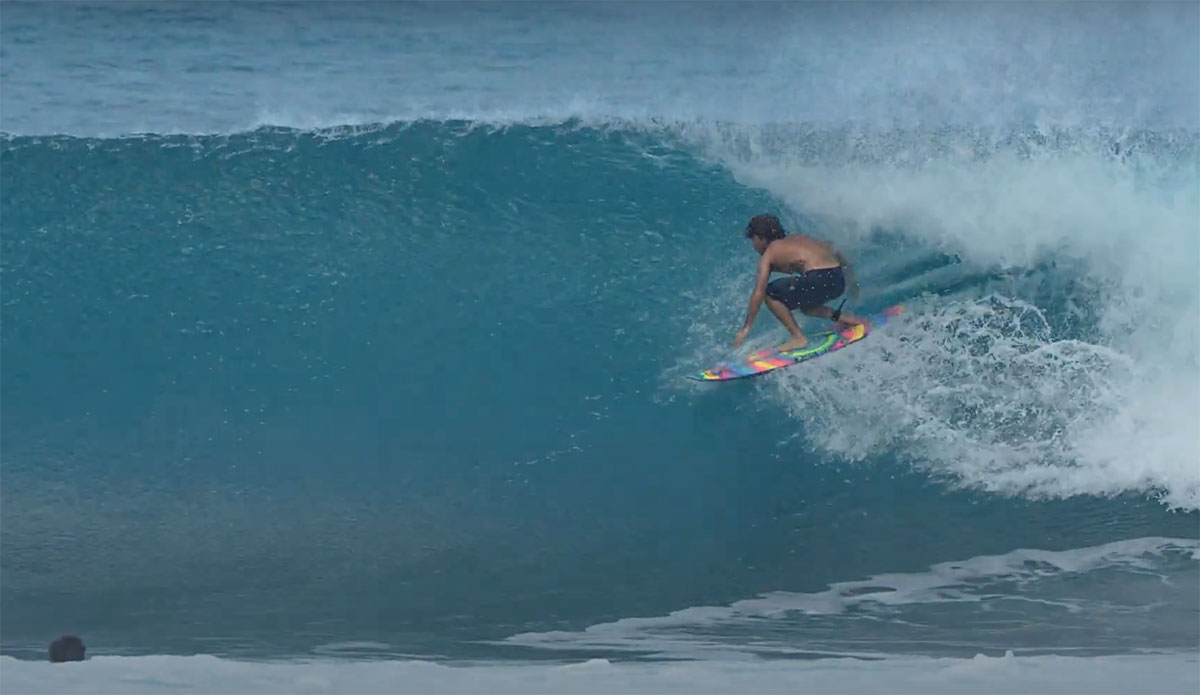 Mason Ho surfing Rockies