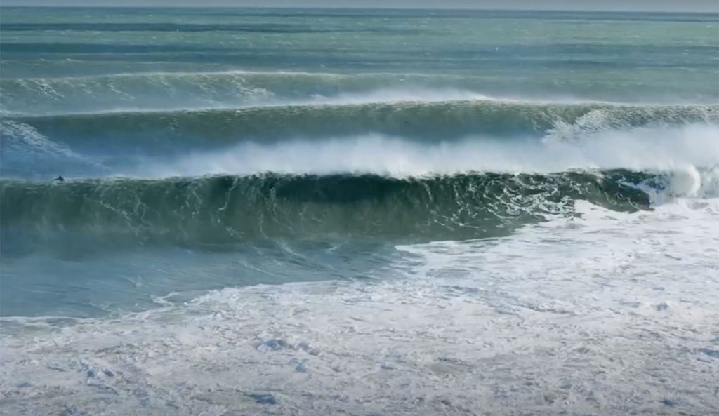 Huge surf in New Jersey