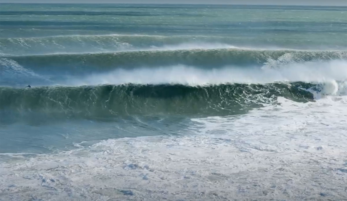 Huge surf in New Jersey