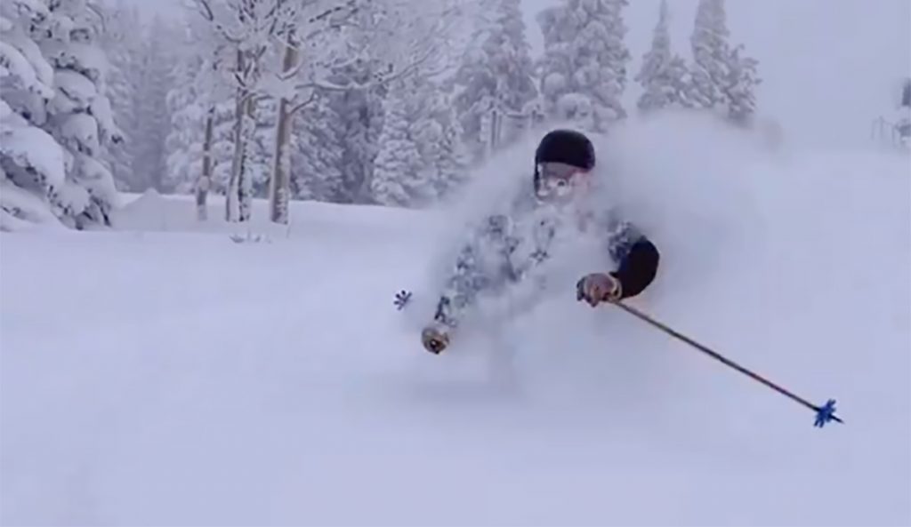 This Is What 30 Inches of Powder Looks Like at Steamboat Springs