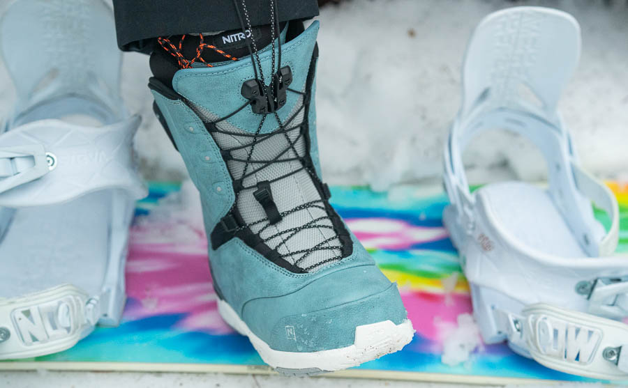 testing the nitro crown tls snowboard boot
