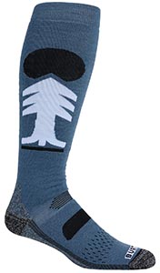 a studio picture of the Burton performance midweight snowboard socks