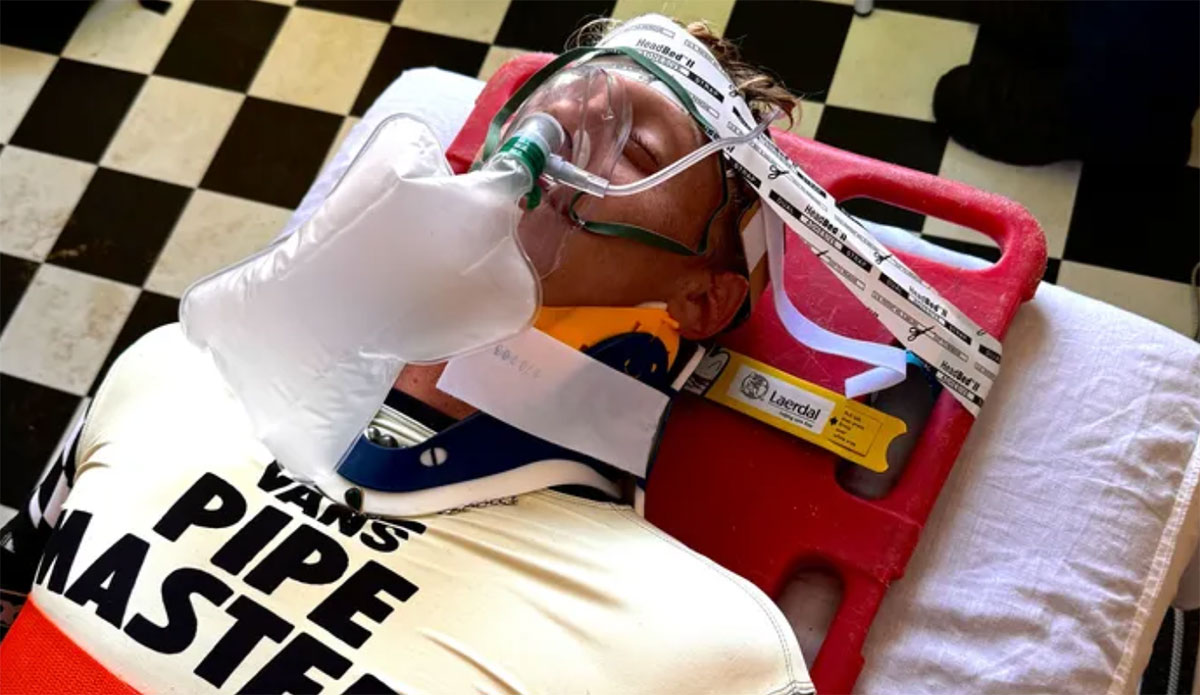 Eimeo Czermak in hospital