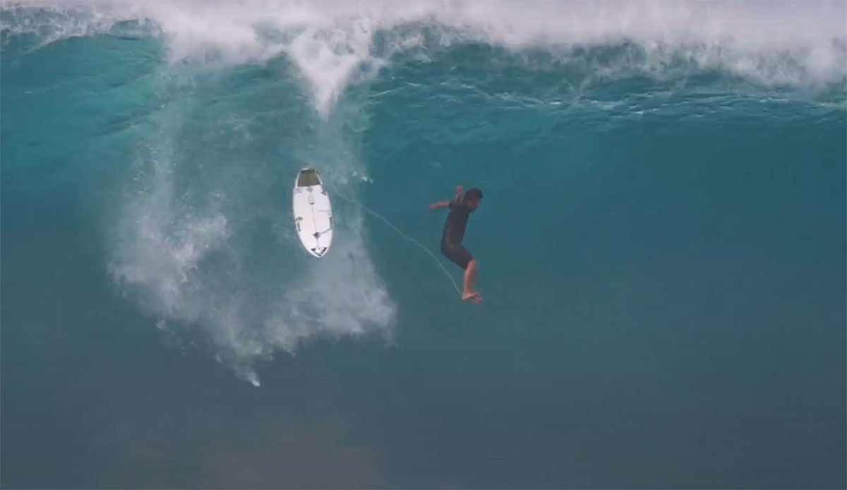 Griffin Colapinto and Koa Smith at Pipeline