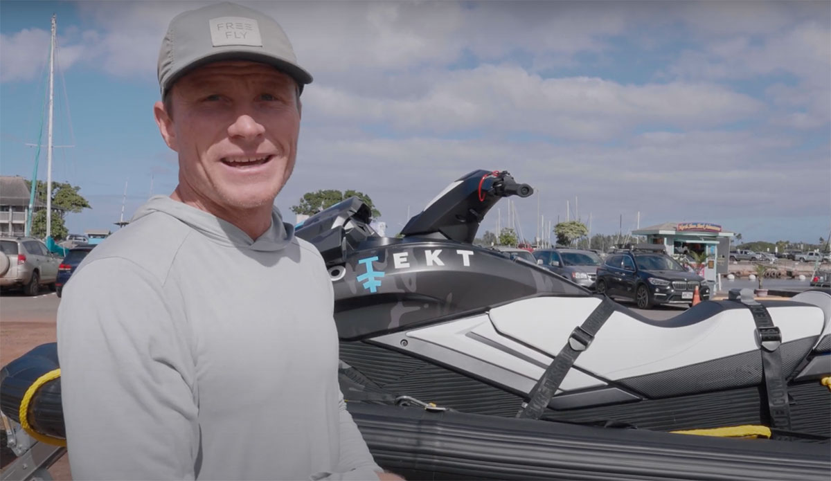 Mark Healey on Jet Ski