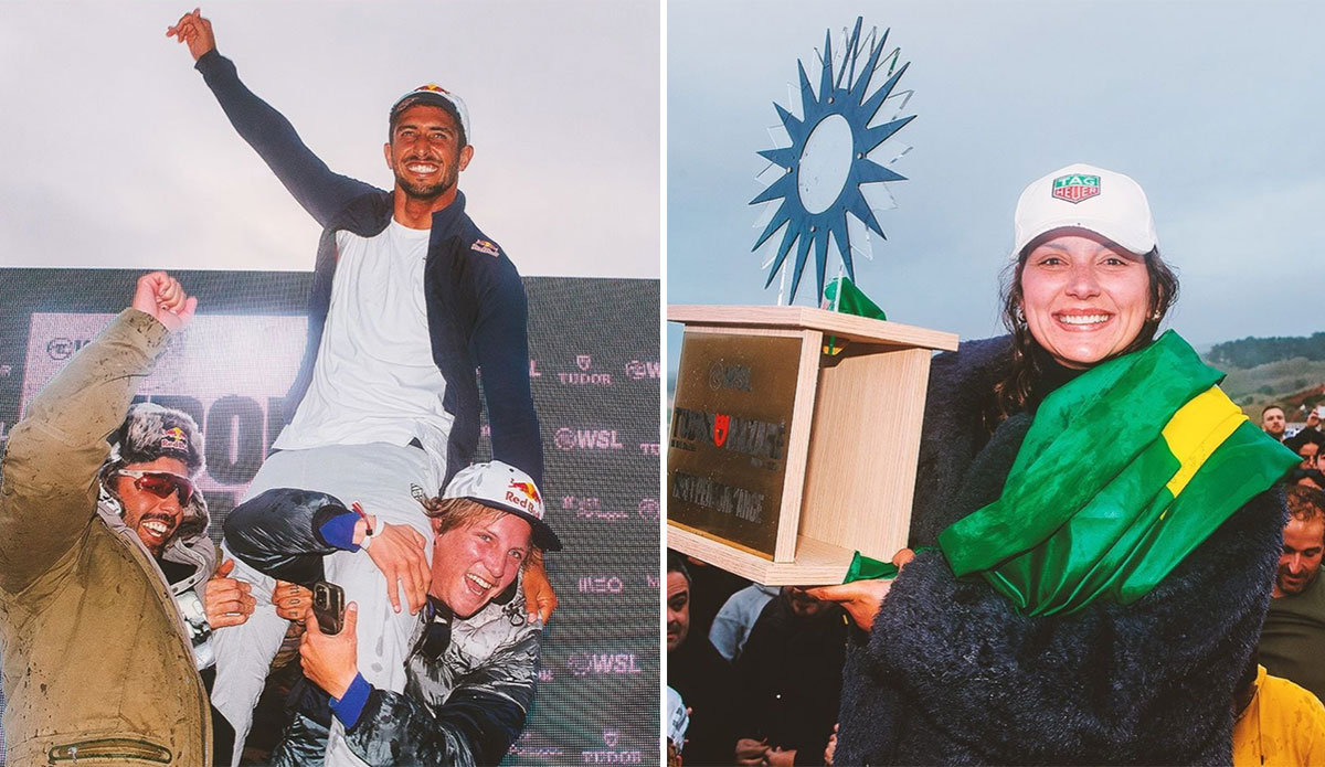 Lucas Chianca and Maya Gabeira win Nazaré