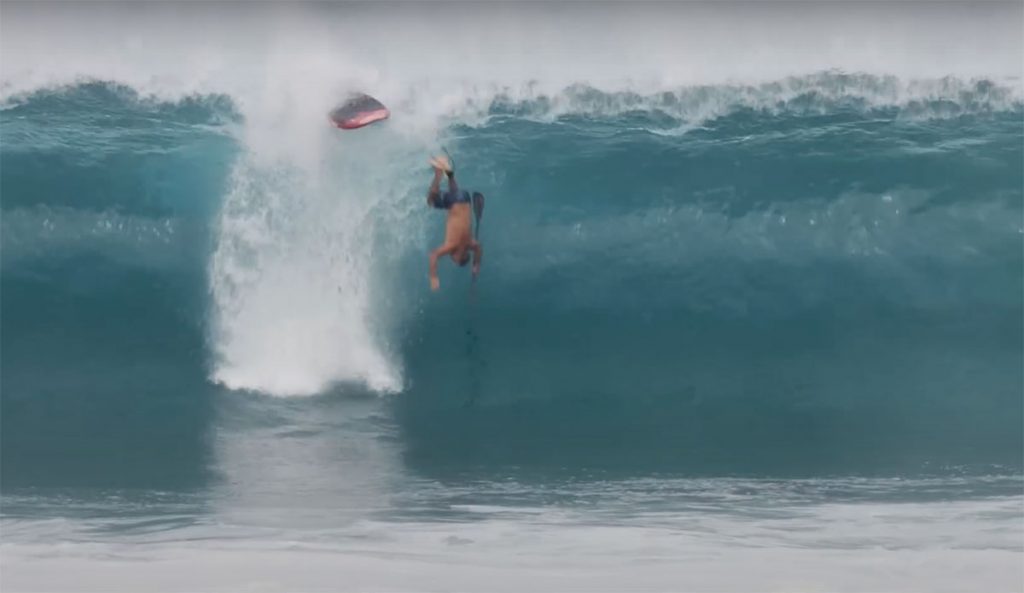 wipeout at Pipeline