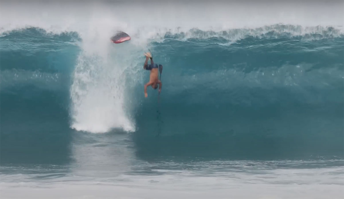 wipeout at Pipeline