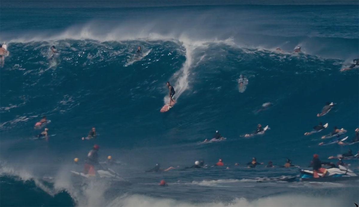 Mason Ho surfing Pipeline